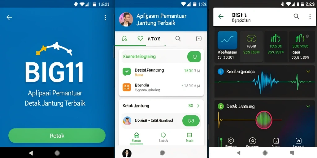 Antarmuka aplikasi BIG11 yang modern dan informatif.
