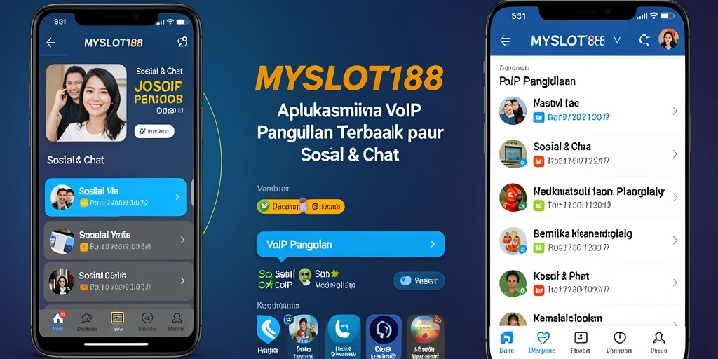Tampilan antarmuka MYSLOT188 untuk VoIP Panggilan yang intuitif dan modern.