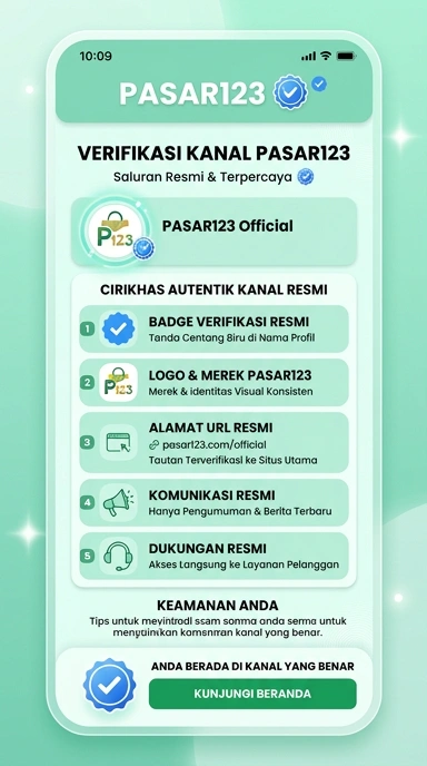 Kanal Resmi Pasar123 untuk Pengguna Android